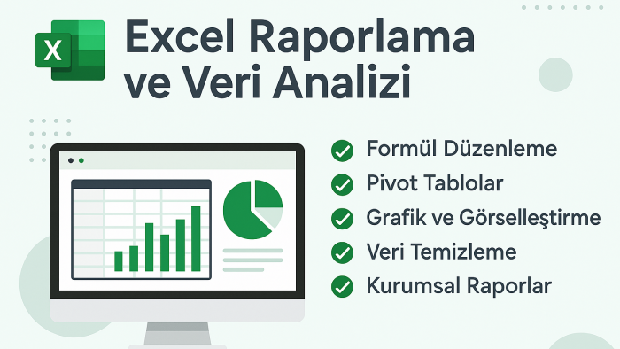 Excel’de formül, raporlama çözümleri sunuyorum
