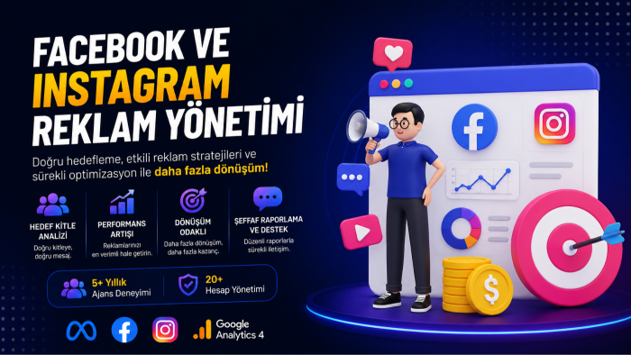 Facebook ve Instagram reklamlarınızı yönetirim