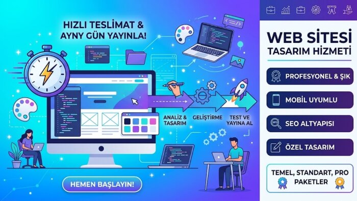 websitesi tasarlarım