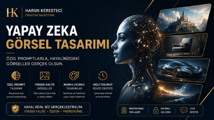 yapay zeka ile gerçekçi üretimler yapabilirim