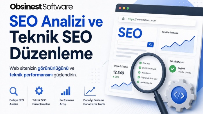 web siteniz için SEO uyumlu analiz ve düzenleme yaparım