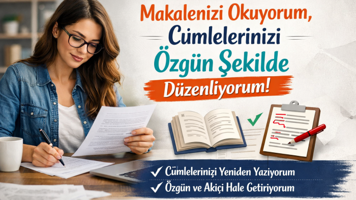 bilimsel çalışmalarınızı düzenliyorum