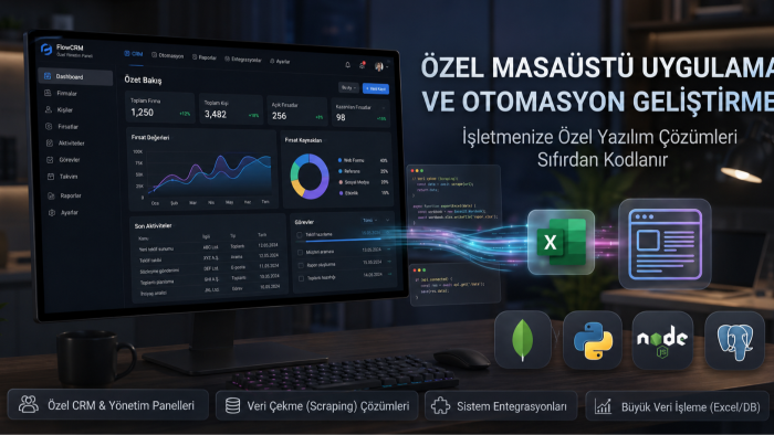masaüstü uygulamaları geliştiririm