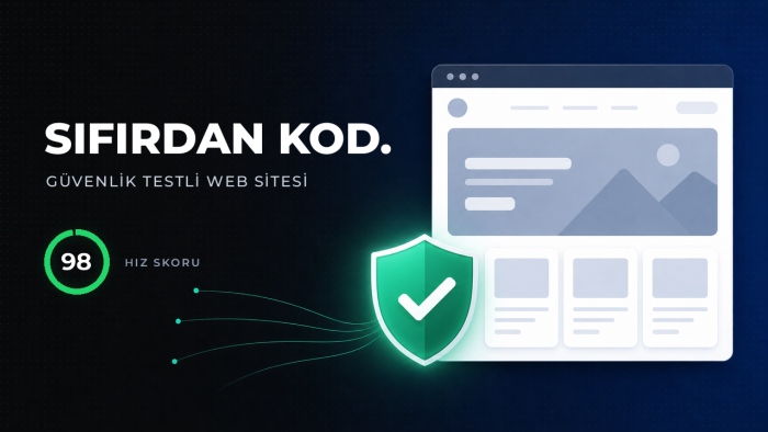 sıfırdan kodlanmış hızlı ve güvenli web sitesi yaparım