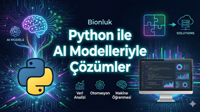 Python ile AI modellerini kullanarak çözümler geliştiririm