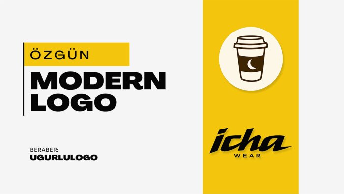 özgün ve akılda kalıcı modern logo tasarlarım