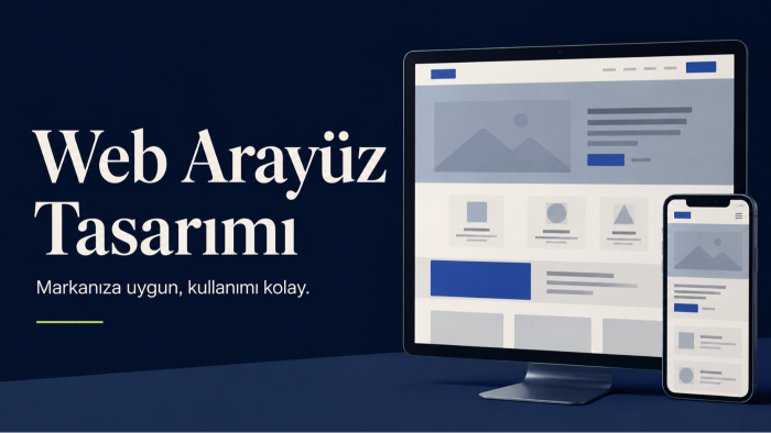 web siteniz için markanıza özel arayüz tasarlarım