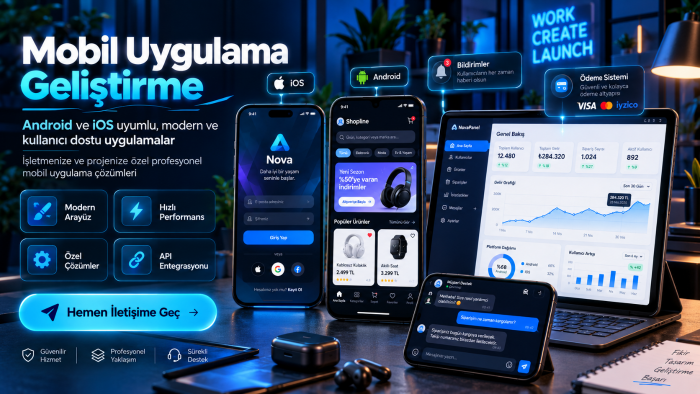 size özel mobil uygulama geliştirebilirim