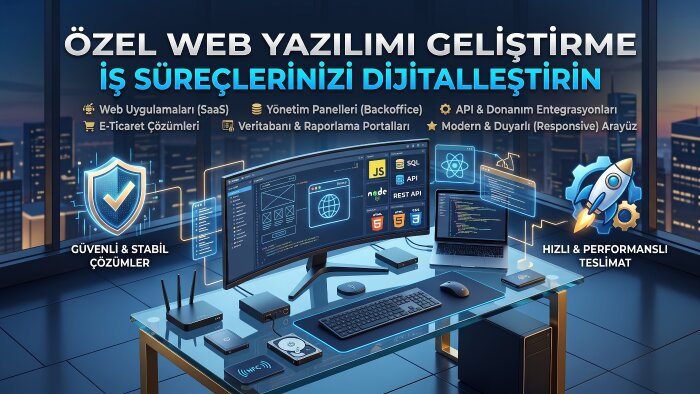 iş süreçlerinizi yönetebileceğiniz bir yazılım geliştiririm