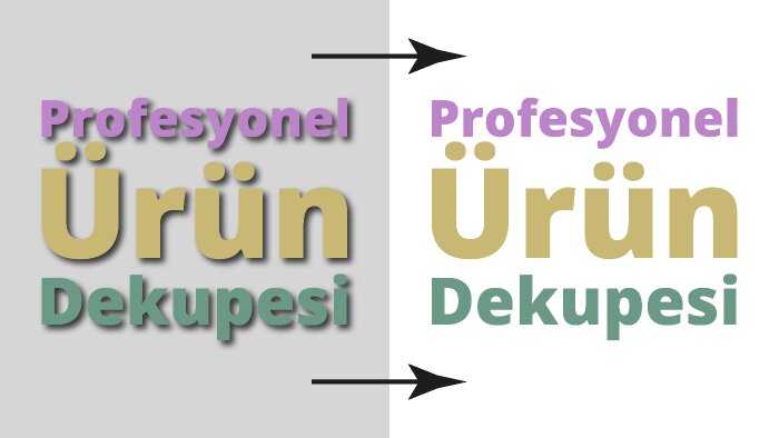 ürün fotoğraflarınızı dekupe ederim