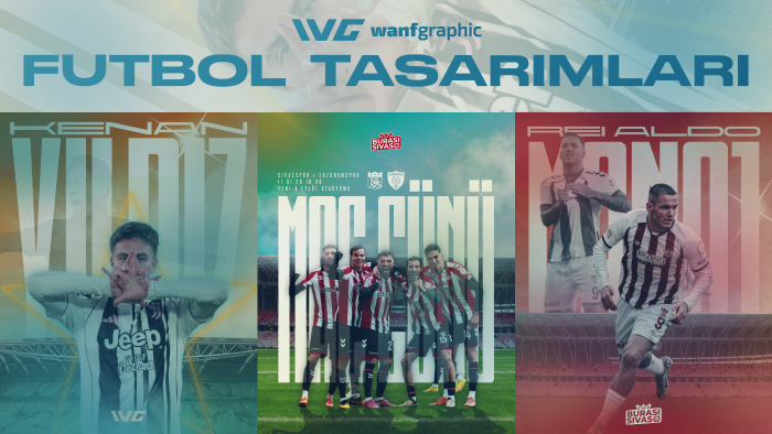 futbol ve diğer spor branşları için afişler yaparım