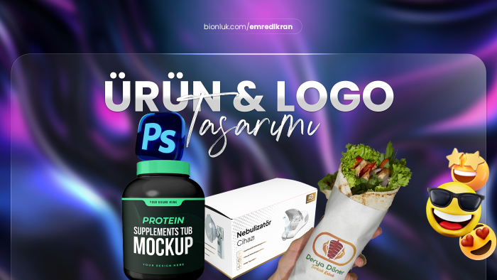  logo ve ürünlerinize mockup yapabilirim