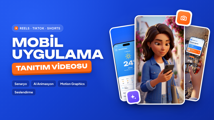 mobil uygulamanız için tanıtım videosu hazırlarım