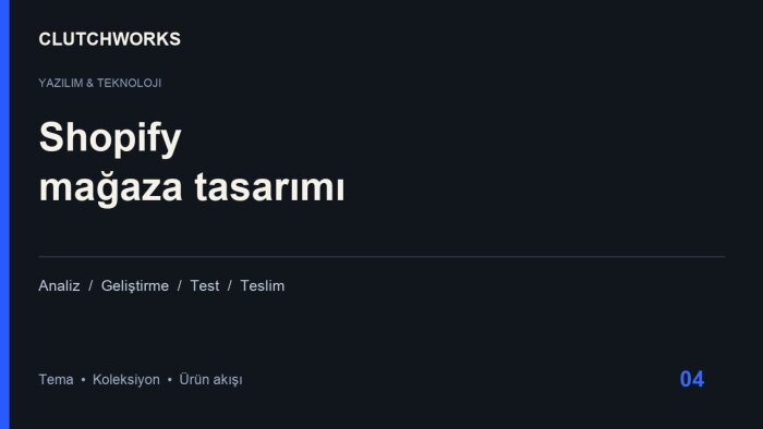 Shopify mağazanızı tasarlar ve satışa hazırlarım