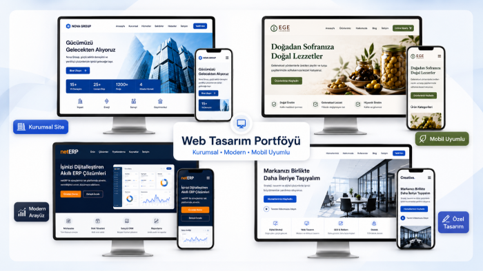 modern ve mobil uyumlu web sitenizi tasarlarım