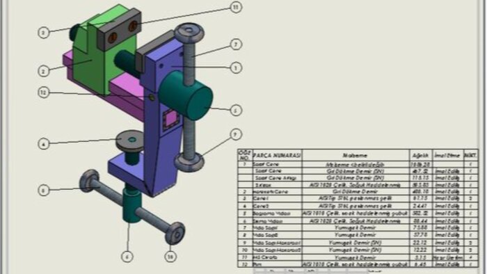 size solidworks, autocad ile 2d ve 3d tasarımlar yapabilirim