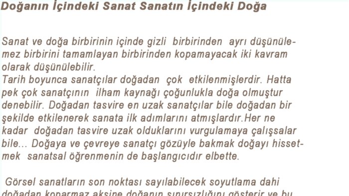 istenilen içeriklere sahip yaratıcı metinler oluşturacağım