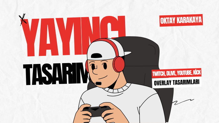 twitch, kick ve dlive tasarımlarınızı yaparım