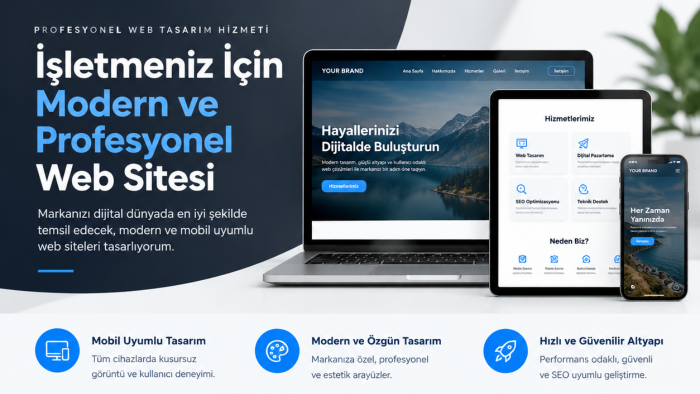 dilediğiniz türden web sitenizi oluşturabilirim