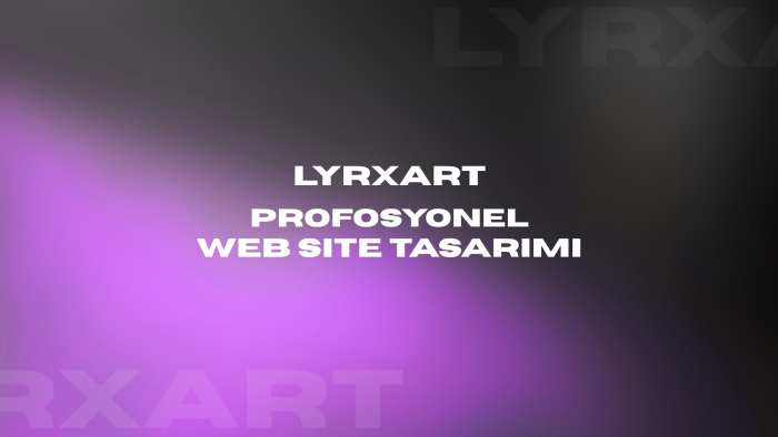 web tasarımı yaparım