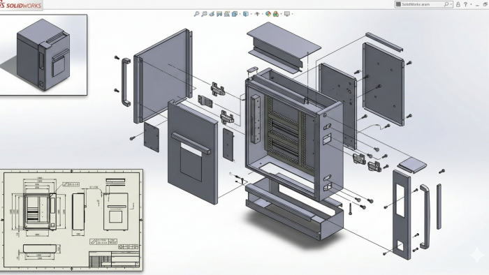 solidworks ile üretime yönelik makina tasarımı yapabilirim