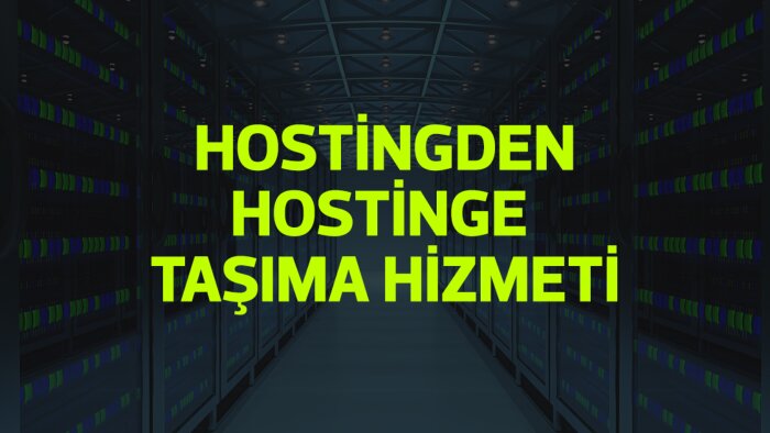 hostingden hostinge websitenizi taşıyabilirim