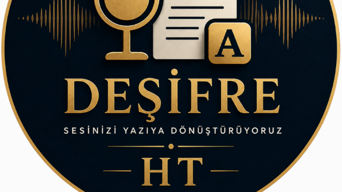 tüm ses kayıtlarınızı istediğiniz formatta yazıya dökerim