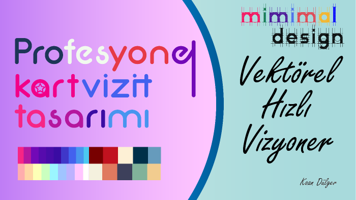 vizyonunuzu yansıtan bir kartvizit tasarımı yapabilirim