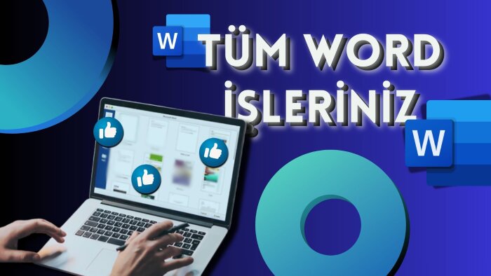 bütün Microsoft Word işlerinizi yapabilirim