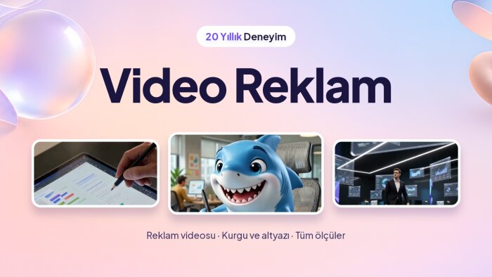 sosyal medya ve web için video reklam hazırlıyorum