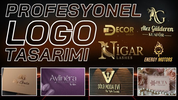  profesyonel olarak kurumsal logolarınızı yapabilirim
