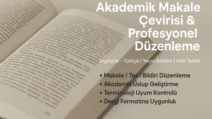 akademik metinleri kusursuzlaştırırım