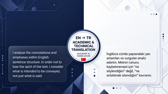 akademik ve teknik metinlerinizi özenle Türkçeye çeviririm