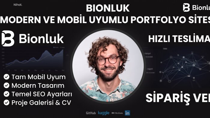 mesleğiniz için modern bir site yapabilirim