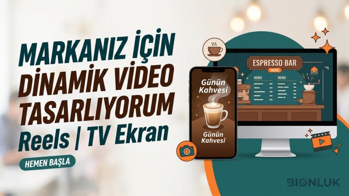 markanız için sosyal medya ve dijital ekran tasarımı yaparım