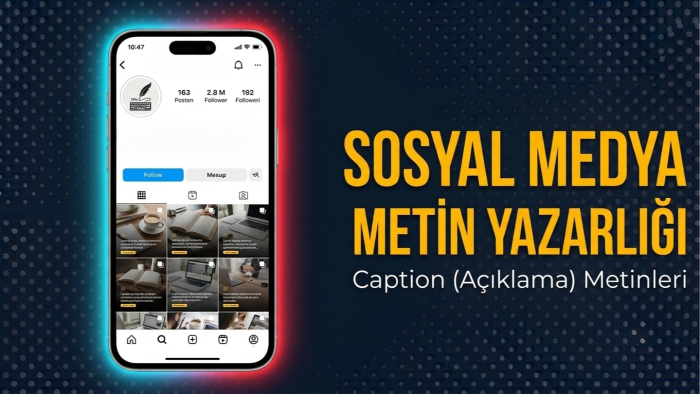 sosyal medya postlarınız için yaratıcı metinler yazabilirim