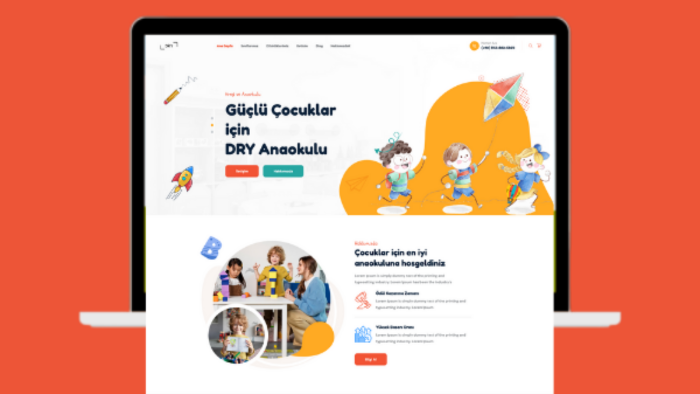 anaokulunuz için web site yaparım