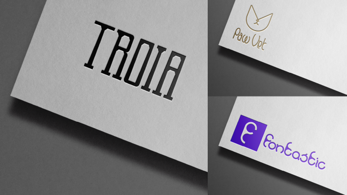 minimal, modern ve tipografik logo (logotype) tasarlarım