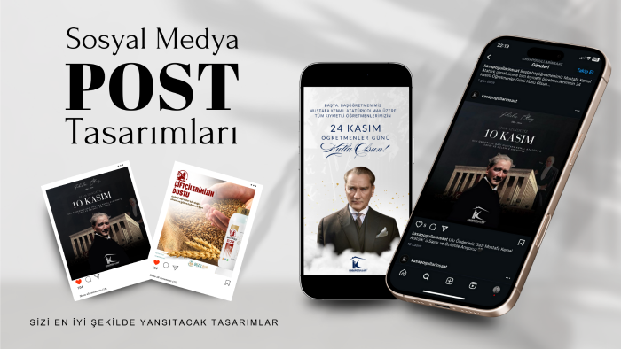 sosyal medyanız için en iyi postları tasarlayabilirim