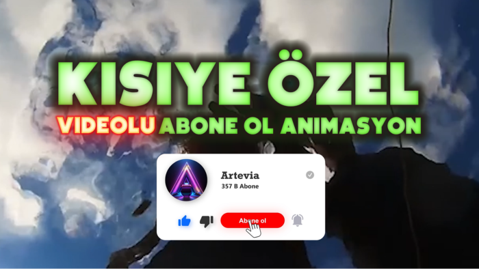  videolu youtube abone ol animasyonu yaparım