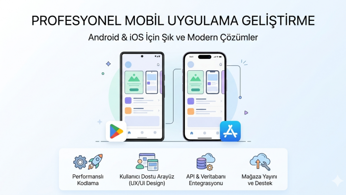 ios & android için profesyonel mobil uygulama geliştiriyorum
