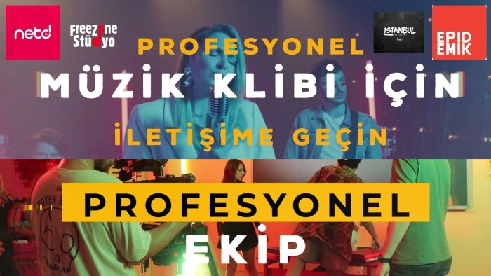 müzik klibinizi çekiyorum