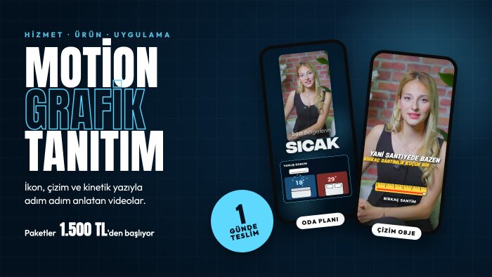 markanız için motion grafikli tanıtım videosu hazırlarım
