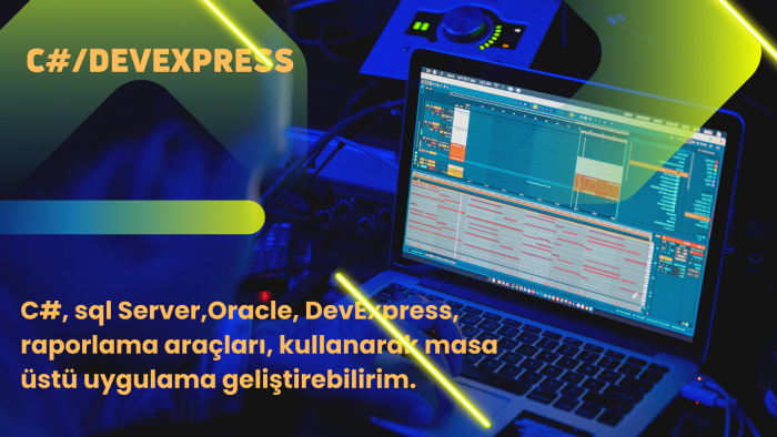 c# ve devexpress ile masaüstü otomasyon yaparım