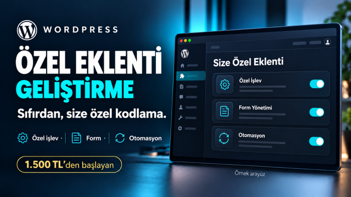 ihtiyacınıza özel WordPress eklentisi geliştiririm