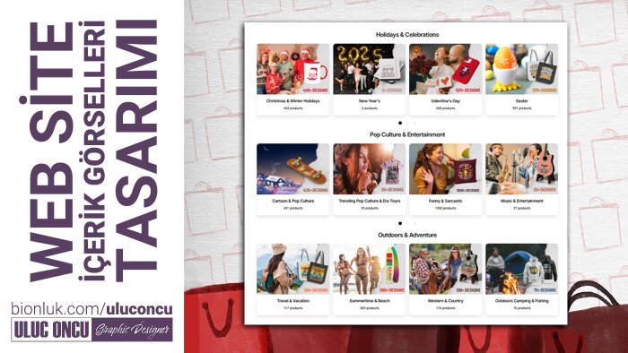 sizin için web sitesi içerik görselleri tasarlayabilirim