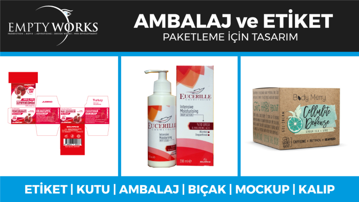 baskıya hazır ambalaj tasarımlarınızı yapabilirim