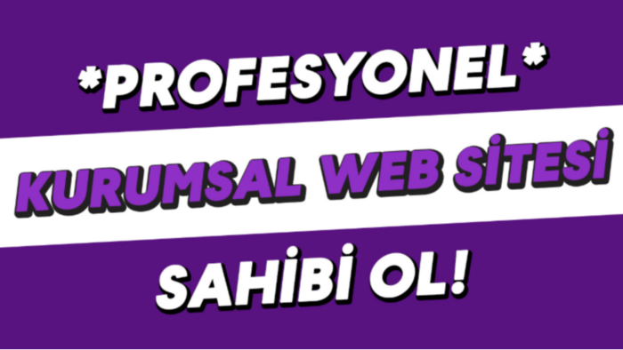 profesyonel kurumsal web sitesi hazırlarım