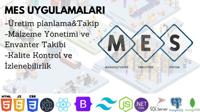 size özel MES panelleri geliştiriyorum