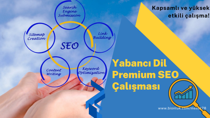 sitenize yabancı dil premium seo çalışma hizmeti uygularım